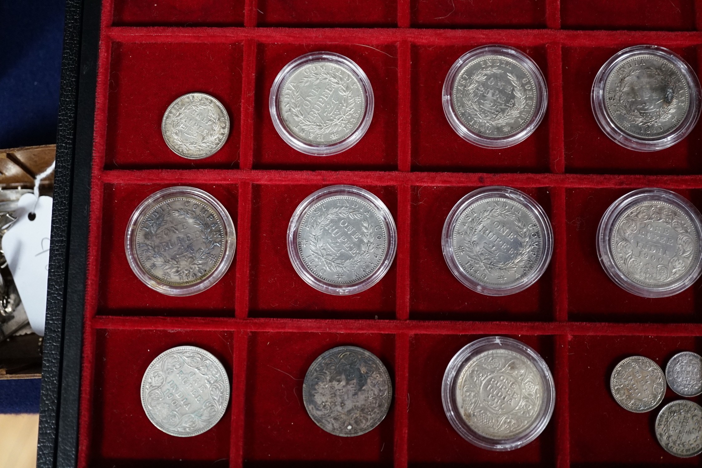 British India silver coinage, William IV to Edward VII
